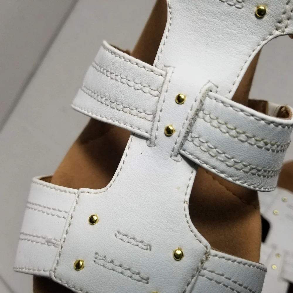 CLARKS COLLECTIONS SOFT CUSHION  WOMEN'S WEDGES SIZE 10